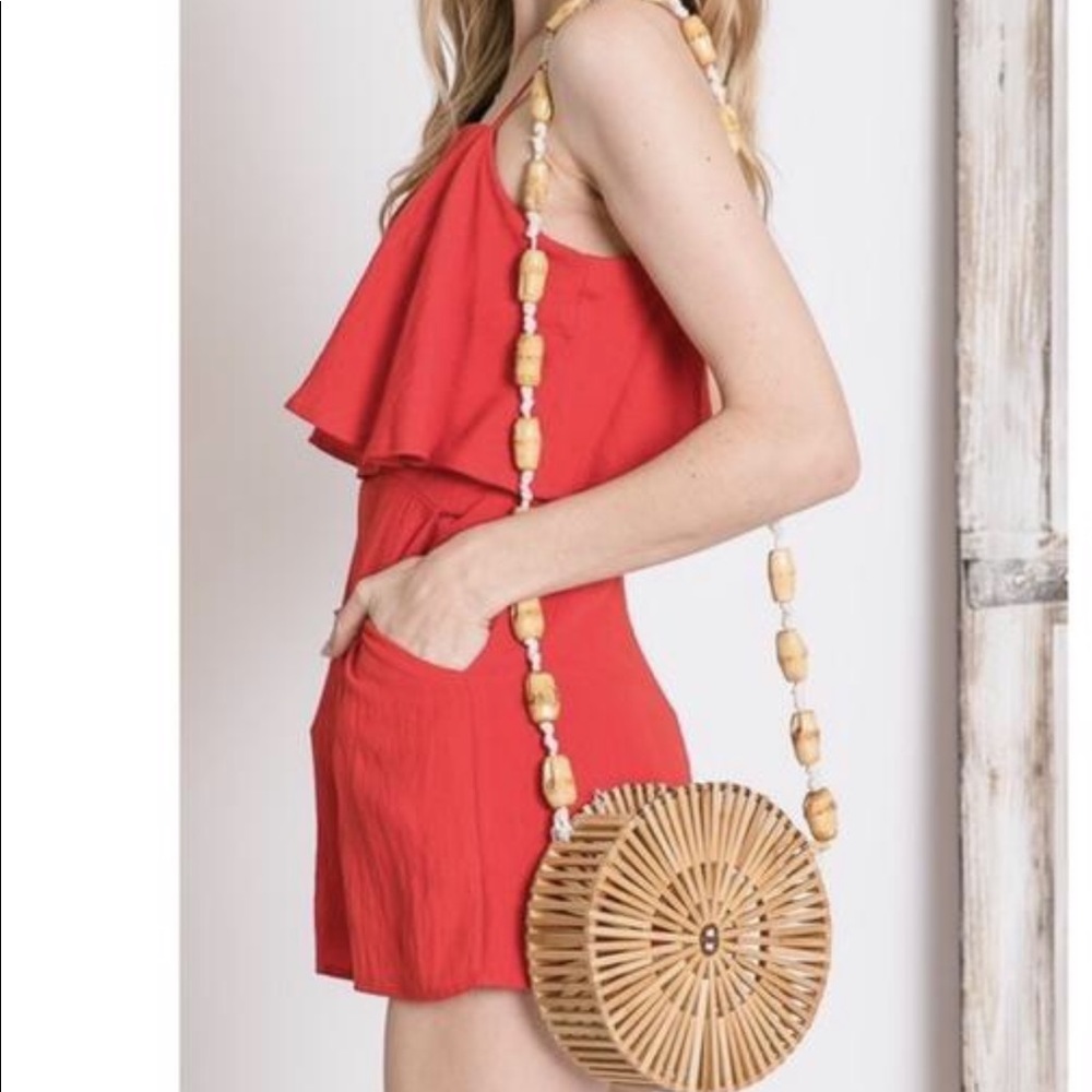 Tank Red Romper - Picture 4 of 5